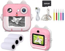 Fotocamera Per Bambini - Macchina Fotografica - Stampa Istantanea 32Gb