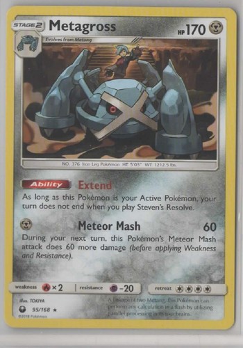 Metagross 168 celestial - metagross, 95/168