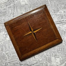 Portafoglio vintage intarsiato