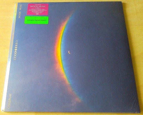 Coldplay moon music signed - music,