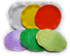 Piatti Piano 27cm MagicParty Colori Assortiti 4067