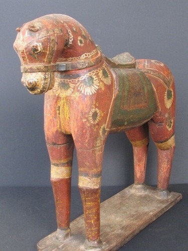 Antico cavallo legno - antico,
