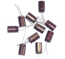 220 µf  63V  ( x 10 pieces ) ELNA    105°c  capacitors / Condensateurs