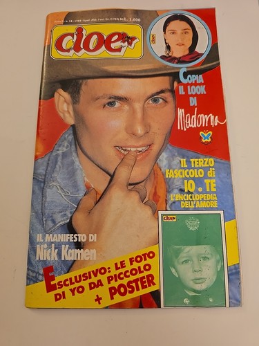 Vecchia rivista cioè 1989 - vecchia,