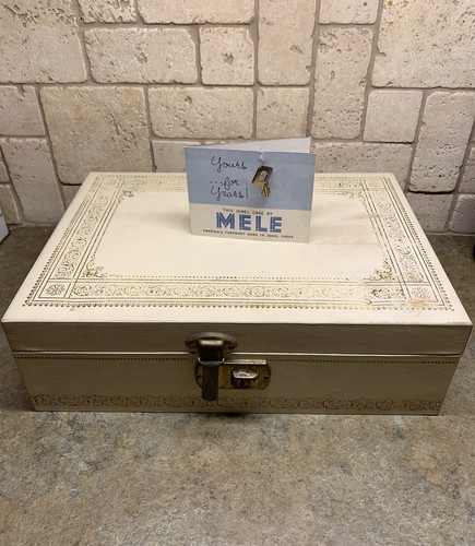 Portagioie vintage mele - mele, panna