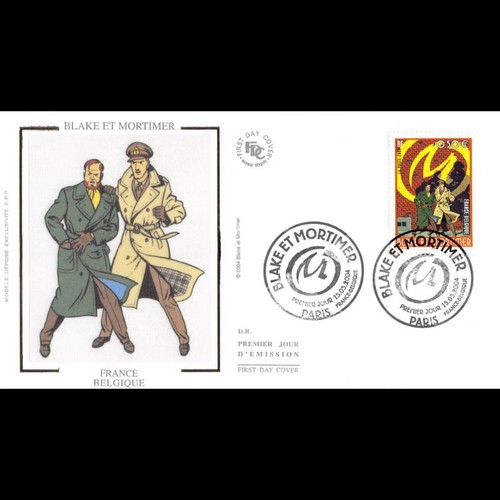 Fdc soie blake et - fdc, mortimer