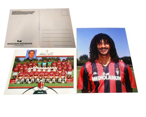 Milan calcio cartolina 1989 - milan, +