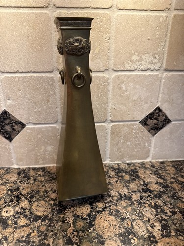 Antico vaso cinese ottone - vaso, in