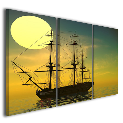 Quadri moderni old ship sail - moderni,