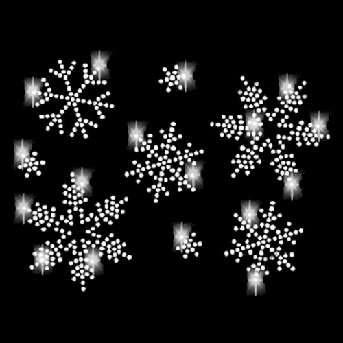 Strass fiocchi neve - xl,