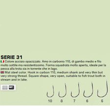 Ami Tubertini Serie 31 OPACO 15PZ  AGONISMO TROTA LAGO / TORRENTE
