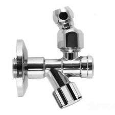 RUBINETTO SNODO 1/2" 3/8" SOTTOLAVABO LAVELLO BIDET LAVANDINO A SFERA