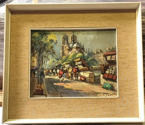 Quadro olio tela - tela, "rue