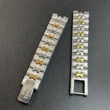 Fibbia per bracciale bicolore