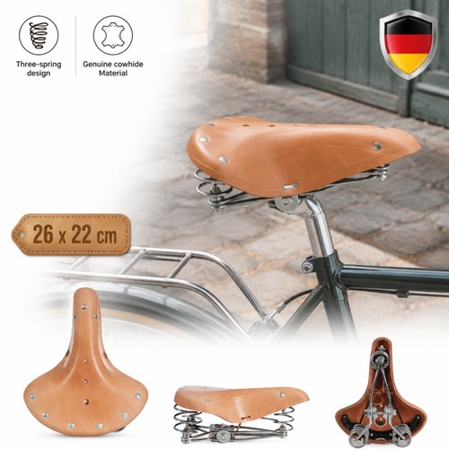 Sella bici retrò pelle - bici,