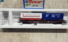 Roco 46379 carro merci canguro trasporto container Obb scala H0