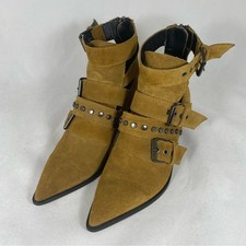 Zara Suede Studded Buckle