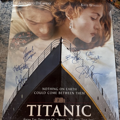 Titanic poster firmato - (1996),