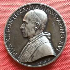 Medaglia Papale Pio XII Anno