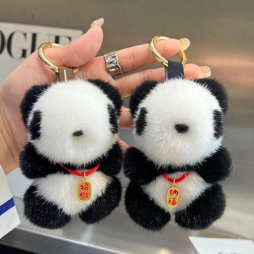Portachiavi simpatico panda