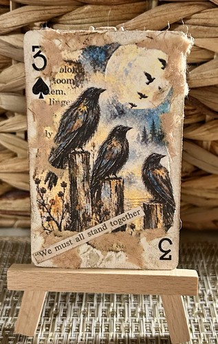 Aceo art card - art, card/collage