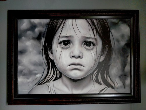 Crying girl stampa - crying, originale