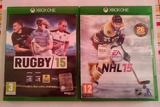Vendo giochi Rugby 15 e NHL 15 per Xbox One, One S e One X