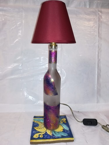 Lampada handmade fatta con - lampada,
