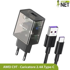 Caricabatterie compatibile con Honor Pad X8a Pad X9 5V 2.4A USB-C