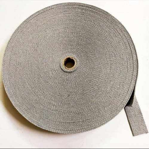 Fettuccia grigio cotone - fettuccia,