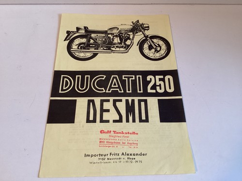 Ducati depliant doppia pagina