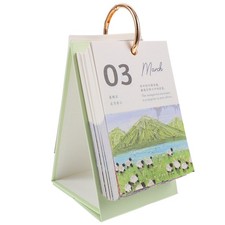  Calendario da scrivania vintage calendario capovolto calendario decorativo da tavolo casa