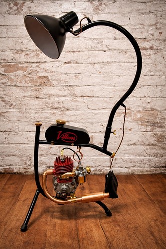 Lampada industriale upcycled - lampada,