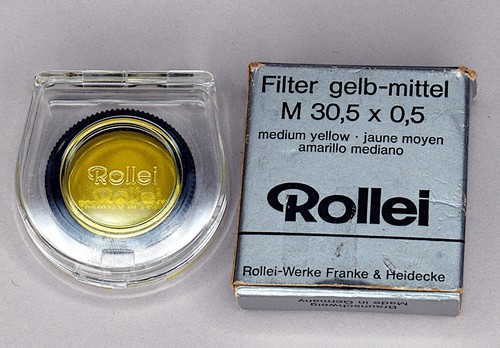 Filtro giallo originale - , rollei