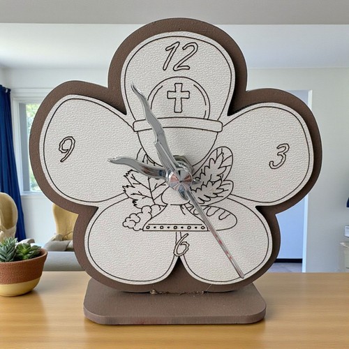 Orologio forma fiore - orologio,