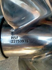 Numero due eliche duo pro volvo penta acciaio inox usate pari al nuovo  