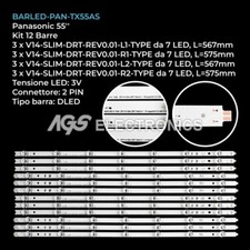 Kit barre strip led tv - 12,