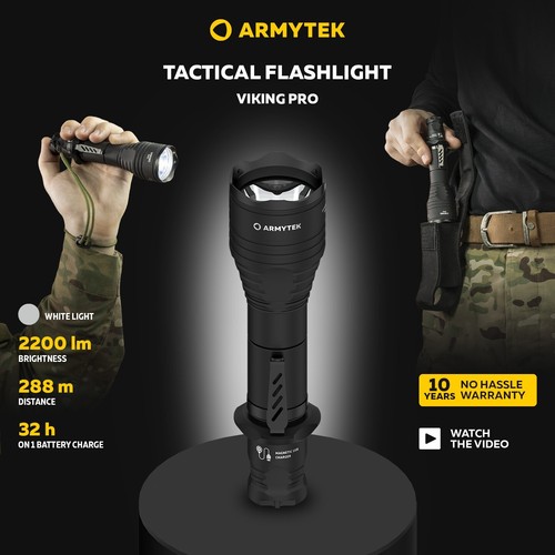 Torcia super luminosa armytek - torcia,