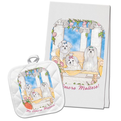 Set regalo porta - strofinacci, e