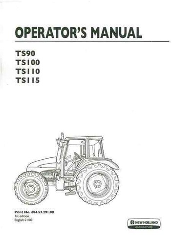 New holland tractor ts90 ts100 - holland,