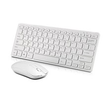 Tastiera Mouse Wireless Slim Senza Fili 2.4G PC Desktop Computer SJ-D001