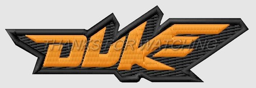 Ktm duke embroidered patch - duke,