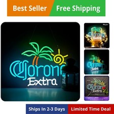 Insegna Neon Birra Coron Palma