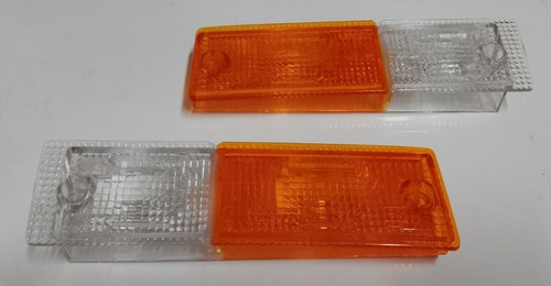 Coppia plastiche fanali - dx+sx,