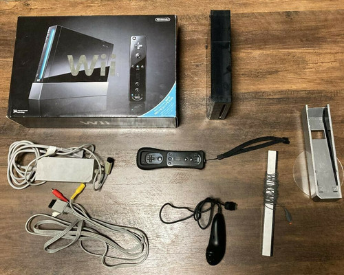 Nintendo wii console - console, nera