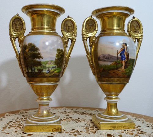 Coppia vasi impero xix - vasi,