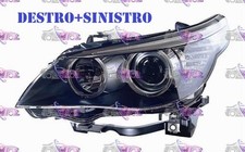 COPPIA FARI FANALE PROIETTORE DX+SX 2H7 PAR.NERA C/MOT.PER BMW SERIE 5 E60 07>09