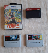 Ninja Gaiden, Terranigma, Street Fighter 2 giochi retrò originali Snes, Sega