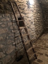 SCALA IN LEGNO PER LIBRERIA