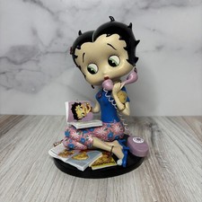 RARO telefono figurine Danbury Betty Boop "Talk Of The Town" come nuovo da collezione 5,5"